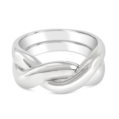 Sterling Silver Twist Ring 152324