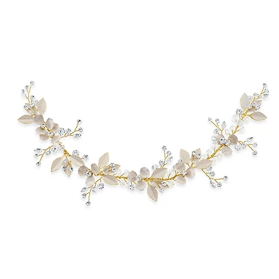 Bridal Gold Leaf Hair Vine 142065