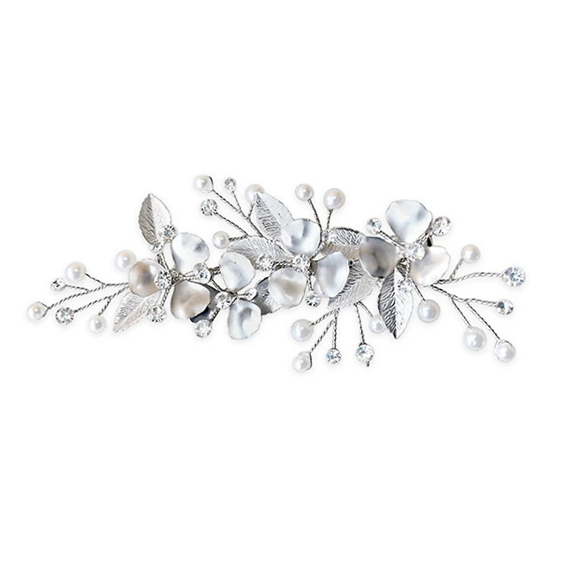 Silver Flower Hair Clip 137585