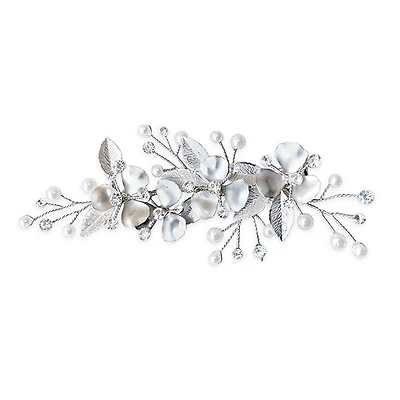 Silver Flower Hair Clip 137585