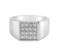 Men's Stainless Steel Cubic Zirconia Ring 142458