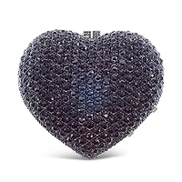 Crystal Heart Handbag Clutch 151723