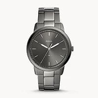 Fossil The Minimalist Three-Hand Smoke Stainless Steel Watch 133140