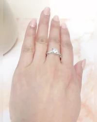 Sterling Silver Cubic Zirconia Ring