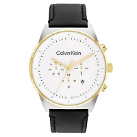 Calvin Klein Chronograph Leather Watch