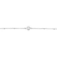 Sterling Silver Cubic Zirconia Anklet 145110