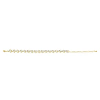 Bridal Gold Cubic Zirconia Bracelet 142897