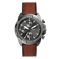 Fossil Bronson Chronograph Brown LiteHide Leather Watch 152908