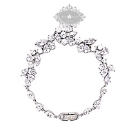 Bridal Silver Cubic Zirconia Bracelet 126692