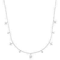 Sterling Silver Cubic Zirconia Necklace 152232