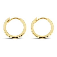 Gold Plated Sterling Silver Huggie Earrings 146428