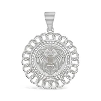 Stainless Steel Lion Crystal Pendant 148148