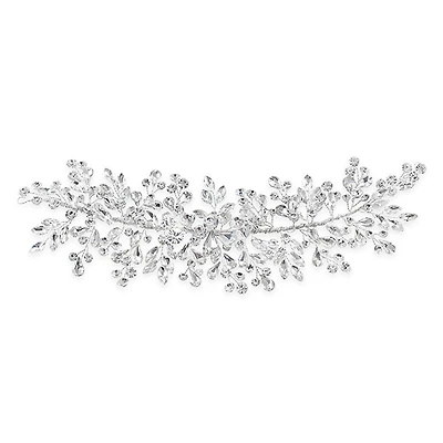 Bridal Silver Teardrop Headband 146361