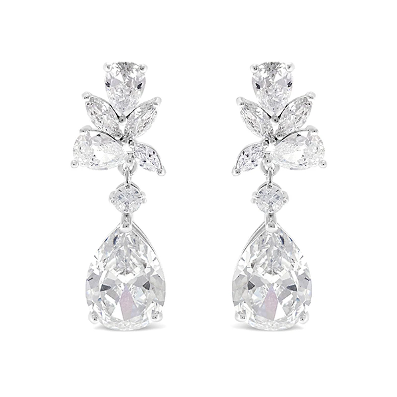 Silver Cubic Zirconia Earrings 137415