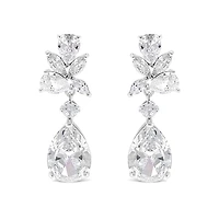 Silver Cubic Zirconia Earrings 137415