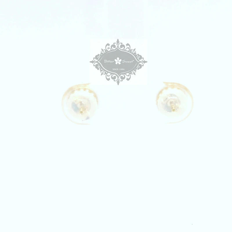 10k Yellow Gold Cubic Zirconia Studs Earrings 153718