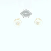 10k Yellow Gold Cubic Zirconia Studs Earrings 153718