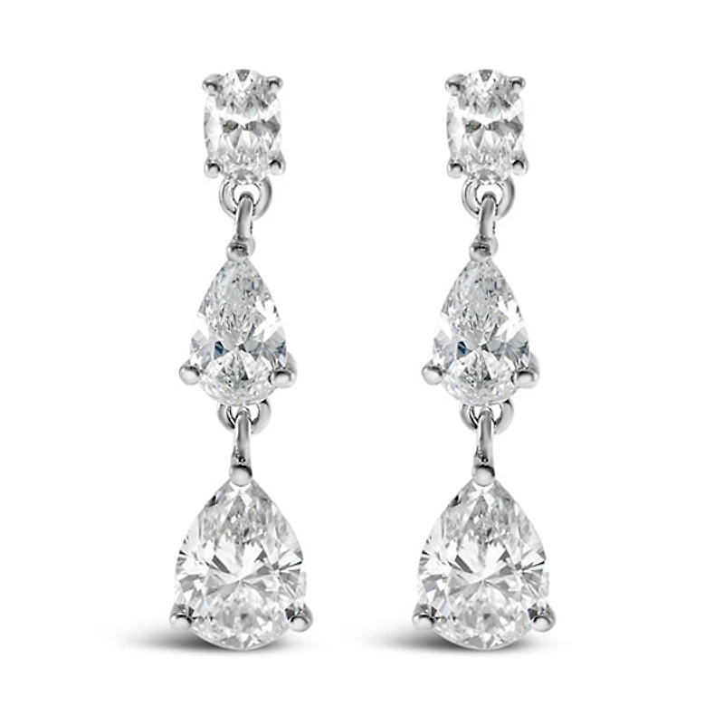 Sterling Silver Cubic Zirconia Earrings 145743