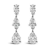 Sterling Silver Cubic Zirconia Earrings 145743
