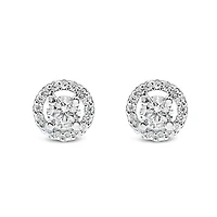 Sterling Silver Cubic Zirconia Round Studs 139378