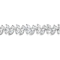 Bridal Cubic Zirconia Silver Bracelet 145887