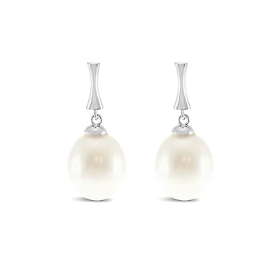 Sterling Silver Pearl Earrings 152282