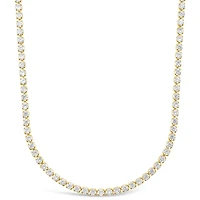 Fashion Cubic Zirconia Gold Tennis 12" Choker 143265