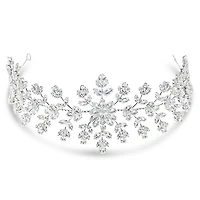 Bridal Silver Cubic Zirconia Headband