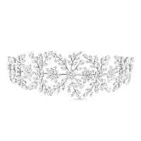 Bridal Silver Cubic Zirconia Headband