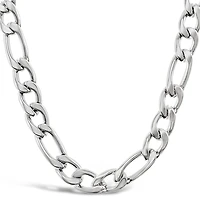 Stainless Steel Silver Figaro 5mm Chain 141480