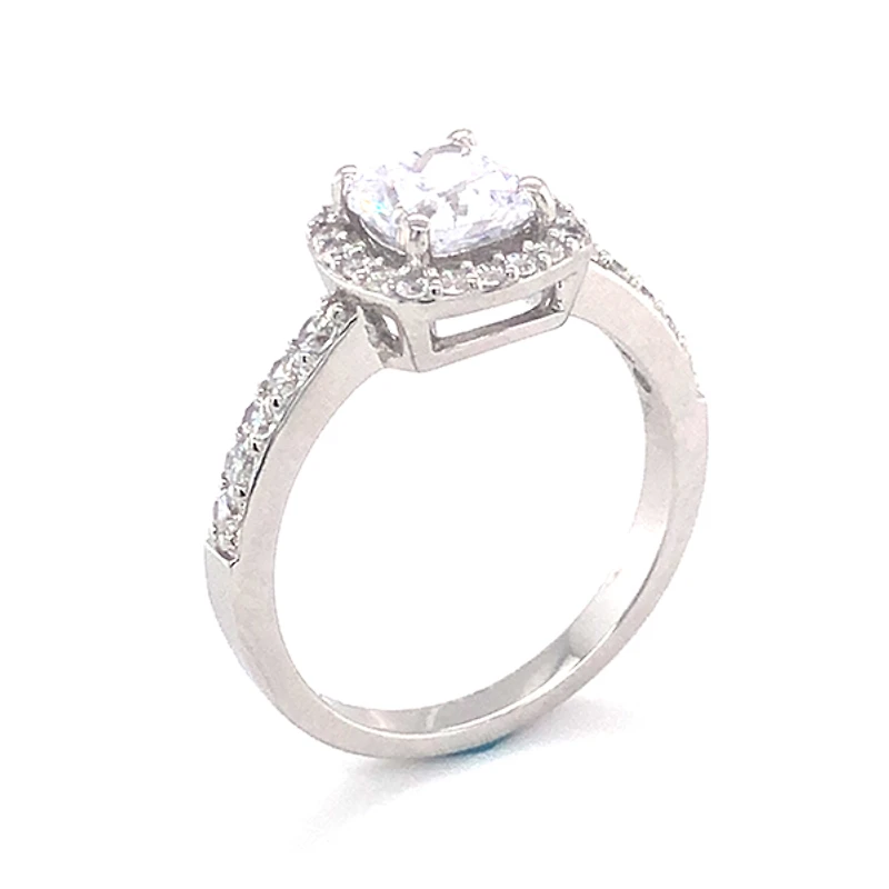 Sterling Silver Cubic Zirconia Ring