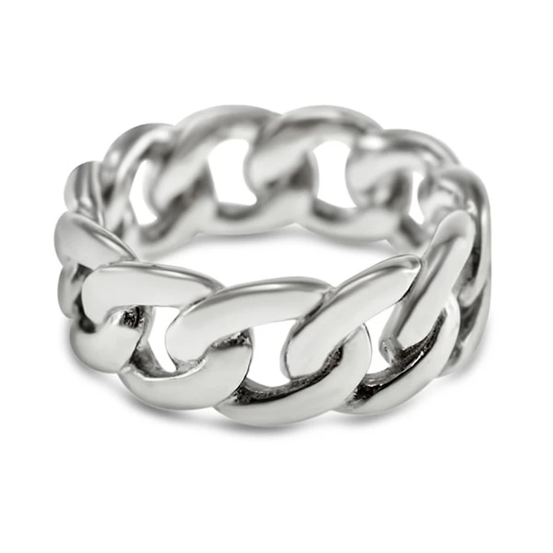 Men's Stainless Steel Cuban Ring 144173