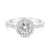 Sterling Silver Cubic Zirconia Round Ring 150246
