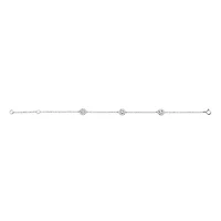 Sterling Silver Cubic Zirconia Bracelet 125354
