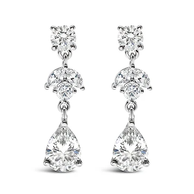 Sterling Silver Cubic Zirconia Earrings 145745
