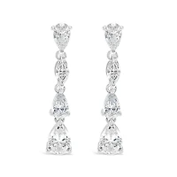 Sterling Silver Cubic Zirconia Earrings 151259
