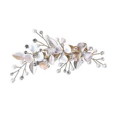 Gold Flower Hair Clip 137586