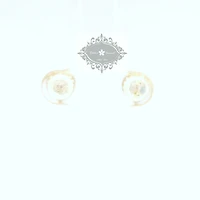 10k Yellow Gold Cubic Zirconia Studs Earrings