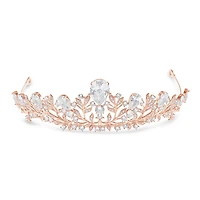 Bridal Rosegold Cubic Zirconia Tiara