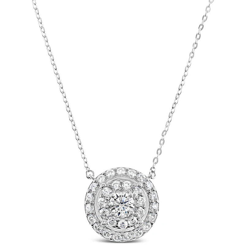 Sterling Silver Cubic Zirconia Necklace