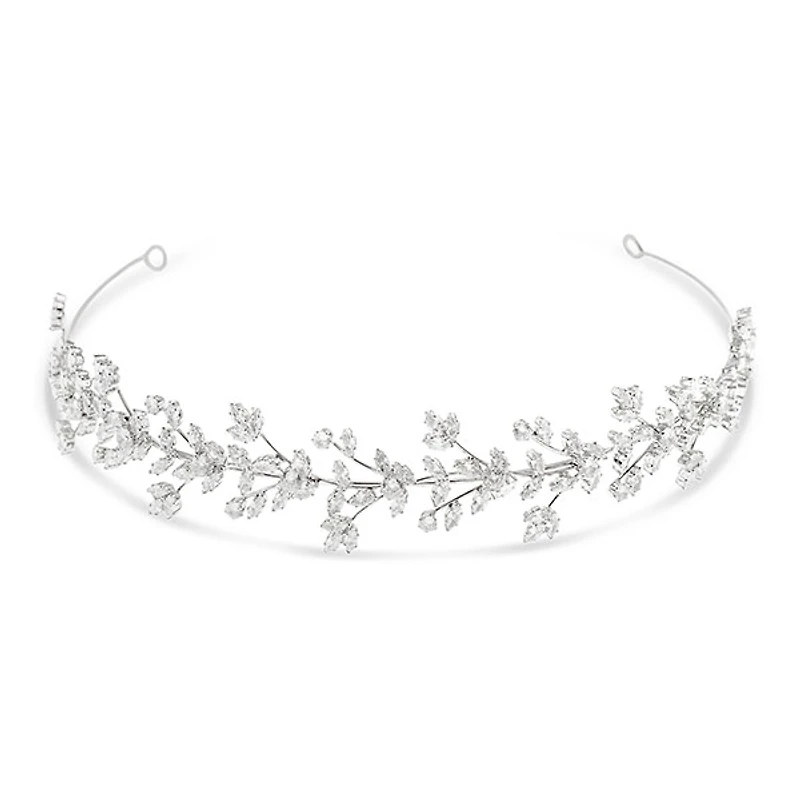Bridal Silver Cubic Zirconia Headband 145822