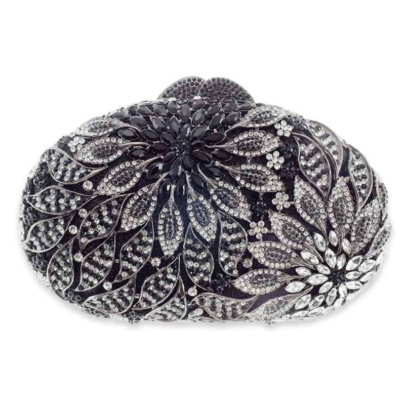 Crystal Flower Handbag Clutch 150209
