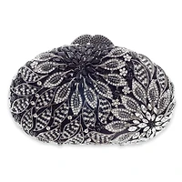 Crystal Flower Handbag Clutch 150209