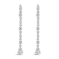Sterling Silver Cubic Zirconia Earrings 145741