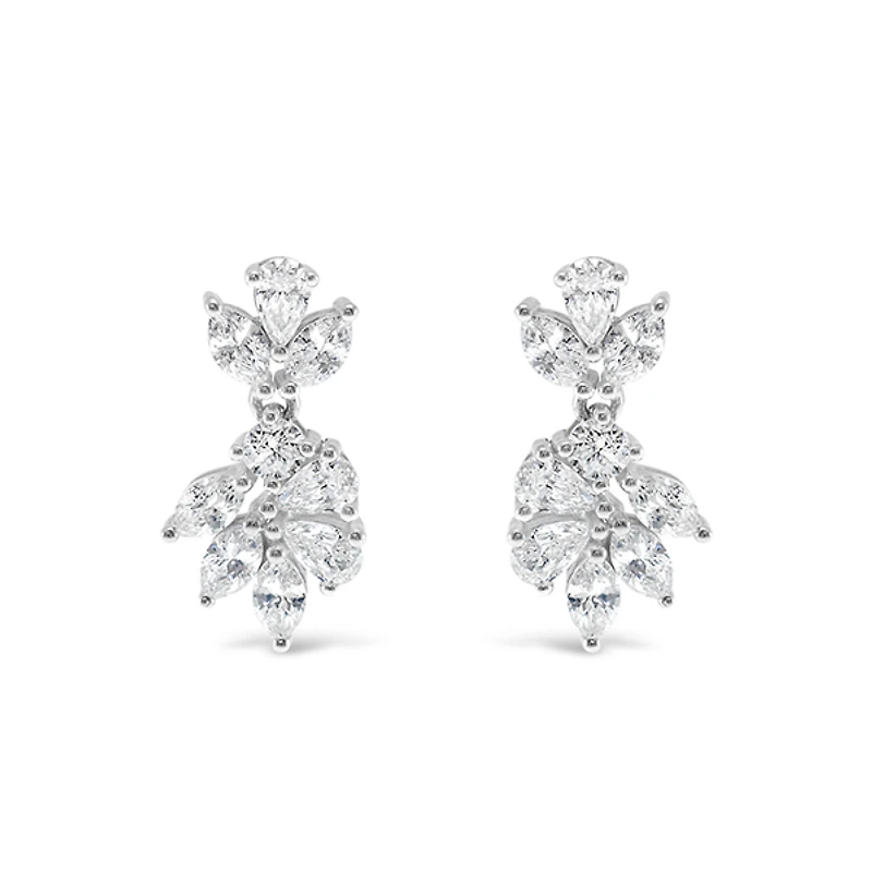 Sterling Silver Cubic Zirconia Earrings 151261