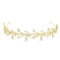 Bridal Gold Cubic Zirconia Hair Band 149223