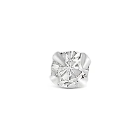 Sterling Silver Crystal 1.5mm Straight Nose Stud 136698