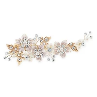 Bridal Gold Flower Hair Clip 142043