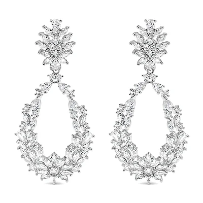 Bridal Cubic Zirconia Earrings
