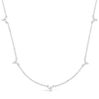 Sterling Silver Cubic Zirconia Necklace 149752